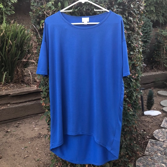 LuLaRoe Tops - EUC Solid Royal Blue Irma Size XS